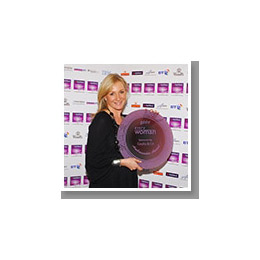 Chrissie wins the everywoman Ambassador Award